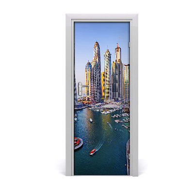 Fototapeta samoprzylepna na drzwi Zatoka Dubaj