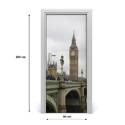 Fototapeta samoprzylepna na drzwi Big Ben Londyn