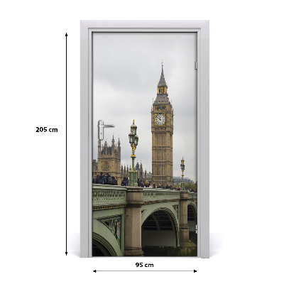 Fototapeta samoprzylepna na drzwi Big Ben Londyn