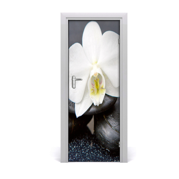 Nalepka Naklejka fototapeta na drzwi Orchidea zen