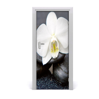 Nalepka Naklejka fototapeta na drzwi Orchidea zen