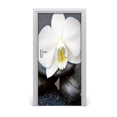 Nalepka Naklejka fototapeta na drzwi Orchidea zen