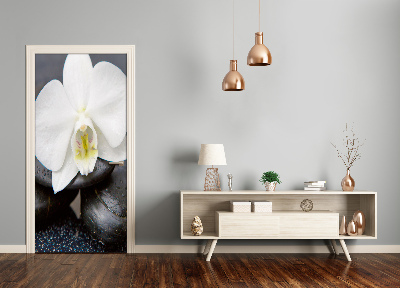 Nalepka Naklejka fototapeta na drzwi Orchidea zen