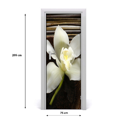 Okleina Naklejka fototapeta na drzwi Orchidea