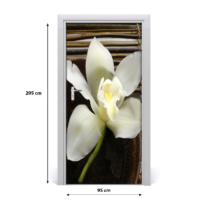 Okleina Naklejka fototapeta na drzwi Orchidea
