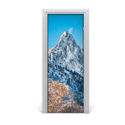 Naklejka fototapeta na drzwi Giewont Tatry