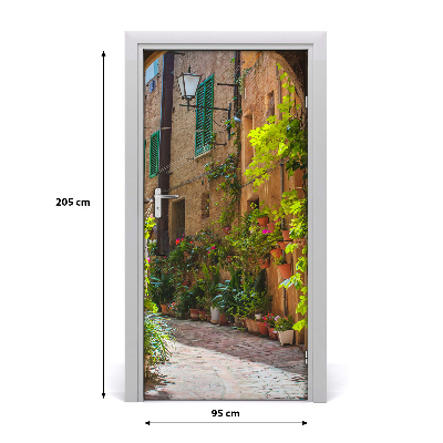 Fototapeta samoprzylepna na drzwi Zabytkowa ulica