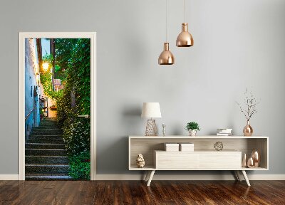 Fototapeta samoprzylepna DRZWI Stare miasto schody