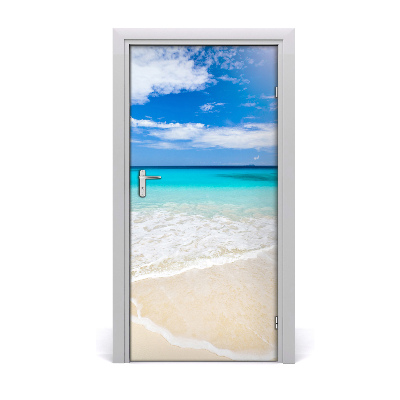 Naklejka fototapeta na drzwi Tropikalna plaża