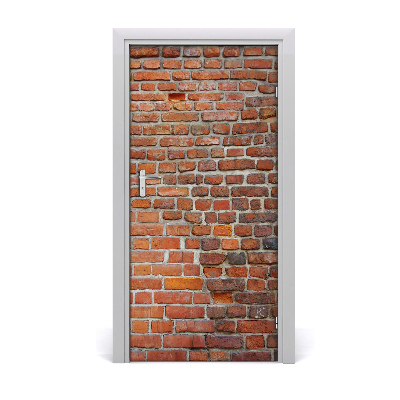Naklejka fototapeta na drzwi Ceglana ściana