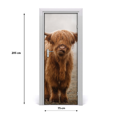Fototapeta samoprzylepna na drzwi Krowy Wzgórza