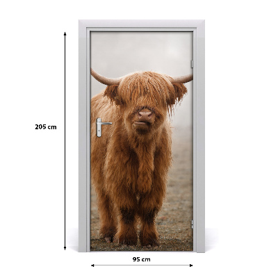 Fototapeta samoprzylepna na drzwi Krowy Wzgórza