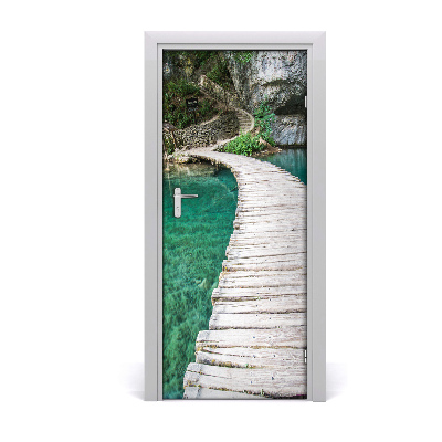 Naklejka fototapeta na drzwi Jeziora Plitwickie