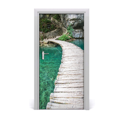 Naklejka fototapeta na drzwi Jeziora Plitwickie