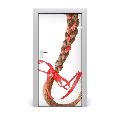 Naklejka fototapeta na drzwi do domu Warkocz