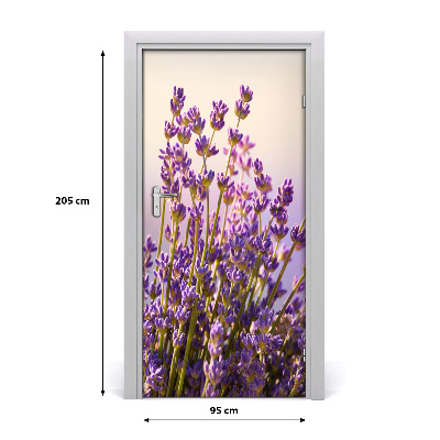 Okleina Naklejka fototapeta na drzwi Lawenda