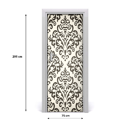Naklejka fototapeta na drzwi Ornamenty tło