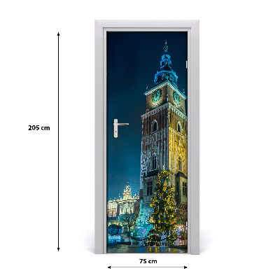 Fototapeta samoprzylepna na drzwi Kraków Polska