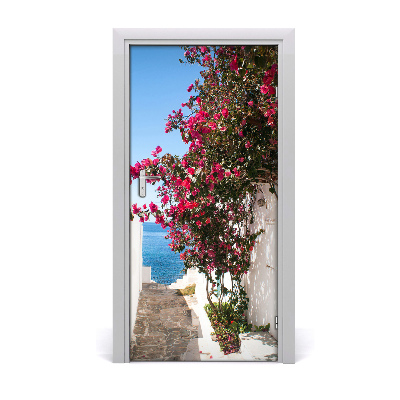 Fototapeta samoprzylepna na drzwi Greckie uliczki