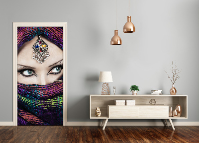 Naklejka fototapeta na drzwi Indyjska kobieta