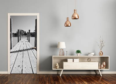 Fototapeta samoprzylepna na drzwi Drewniane molo