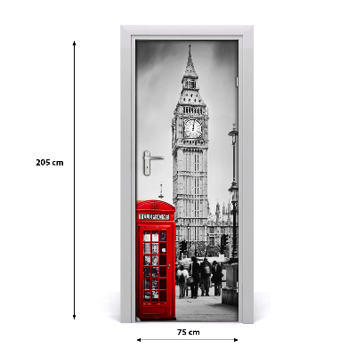 Fototapeta samoprzylepna na drzwi Big Ben Londyn