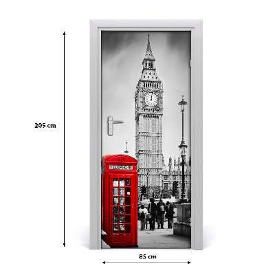 Fototapeta samoprzylepna na drzwi Big Ben Londyn