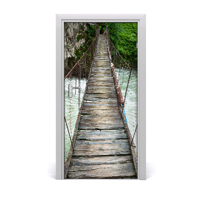 Naklejka fototapeta na drzwi Most wiszący