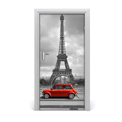 Fototapeta samoprzylepna DRZWI Wieża Eiffla auto