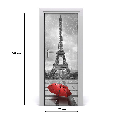 Fototapeta samoprzylepna na drzwi Wieża Eiffla