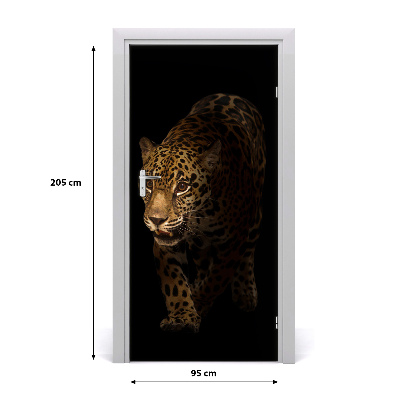 Naklejka samoprzylepna na drzwi Jaguar