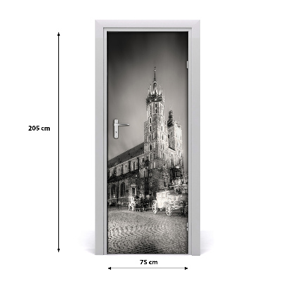 Fototapeta samoprzylepna na drzwi Kraków Polska