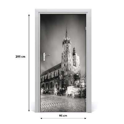 Fototapeta samoprzylepna na drzwi Kraków Polska