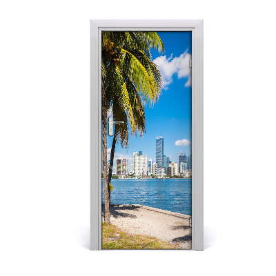 Fototapeta samoprzylepna na drzwi do domu Miami
