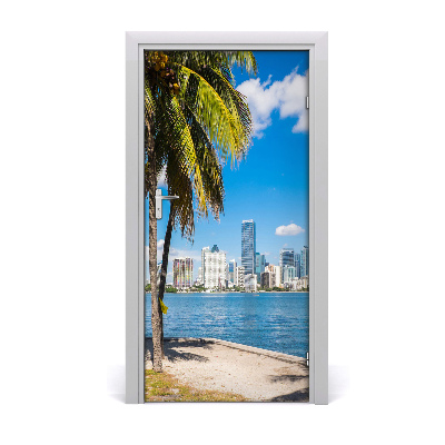 Fototapeta samoprzylepna na drzwi do domu Miami