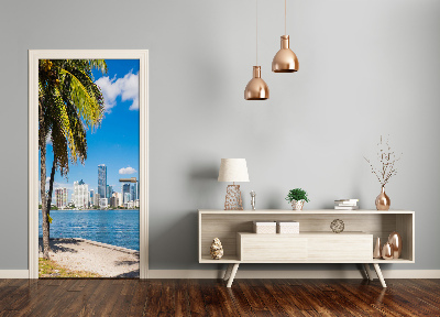Fototapeta samoprzylepna na drzwi do domu Miami
