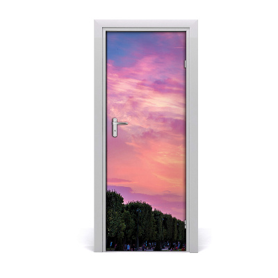 Fototapeta samoprzylepna na drzwi Wieża Eiffla
