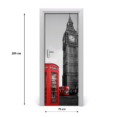 Fototapeta samoprzylepna na drzwi Big Ben Londyn