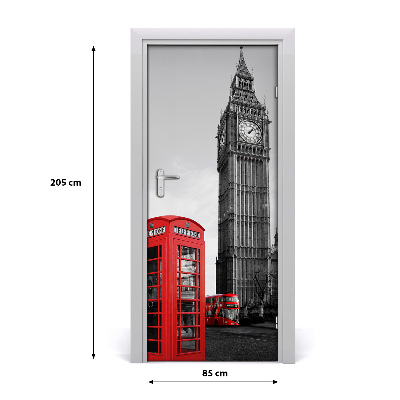 Fototapeta samoprzylepna na drzwi Big Ben Londyn