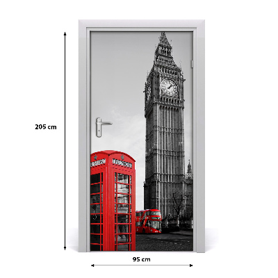 Fototapeta samoprzylepna na drzwi Big Ben Londyn