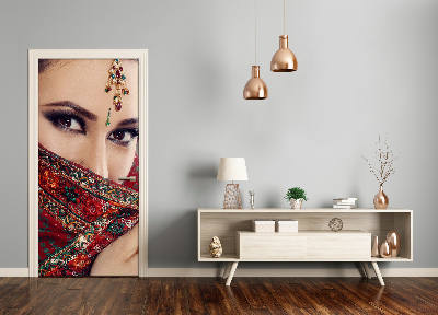 Naklejka fototapeta na drzwi Indyjska kobieta