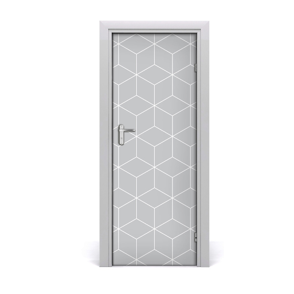 Naklejka fototapeta na drzwi Geometryczne tło
