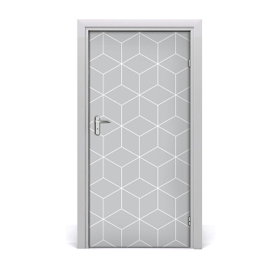 Naklejka fototapeta na drzwi Geometryczne tło