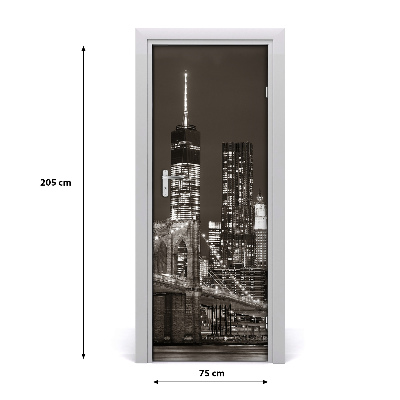 Fototapeta samoprzylepna DRZWI Manhattan Nowy Jork