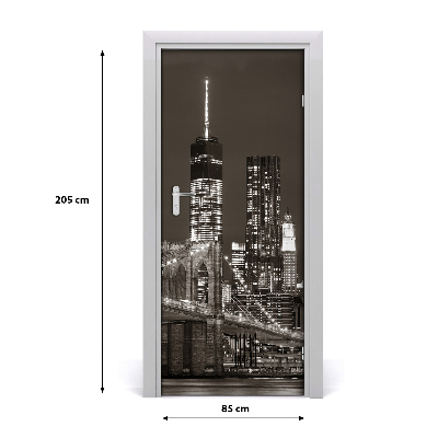 Fototapeta samoprzylepna DRZWI Manhattan Nowy Jork
