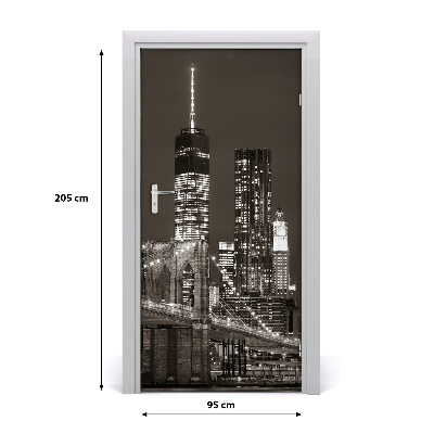 Fototapeta samoprzylepna DRZWI Manhattan Nowy Jork