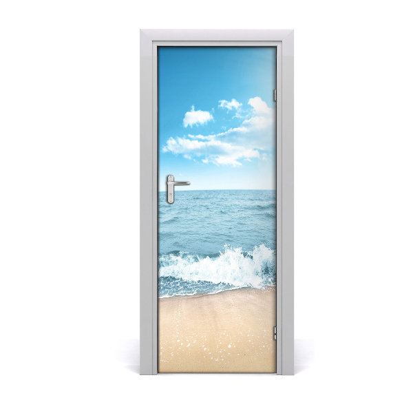 Naklejka fototapeta na drzwi Plaża i morze