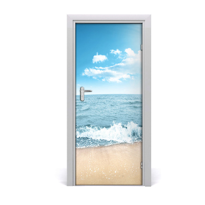 Naklejka fototapeta na drzwi Plaża i morze