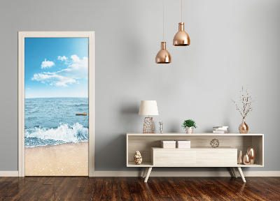 Naklejka fototapeta na drzwi Plaża i morze