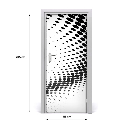 Naklejka samoprzylepna na drzwi Geometryczne tło